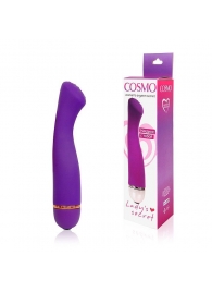 Фиолетовый силиконовый вибратор Cosmo с 20 режимами вибрации - 15,5 см. - Cosmo