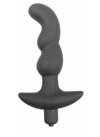 Черная анальная вибровтулка Erokay - 12,5 см. - Erokay