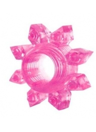 Розовое эрекционное кольцо Cockring star - Erowoman-Eroman - в Нижнем Новгороде купить с доставкой