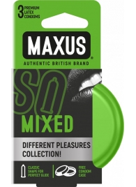 Презервативы в железном кейсе MAXUS Mixed - 3 шт. - Maxus - купить с доставкой в Нижнем Новгороде