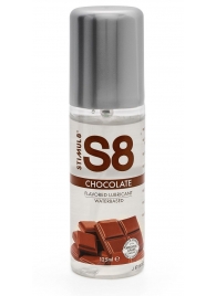 Смазка на водной основе S8 Flavored Lube со вкусом шоколада - 125 мл. - Stimul8 - купить с доставкой в Нижнем Новгороде