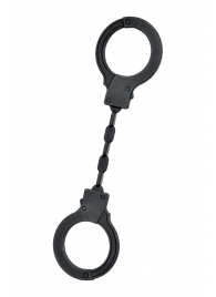 Черные силиконовые наручники A-Toys без ключа - A-toys - купить с доставкой в Нижнем Новгороде