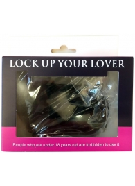 Черные меховые наручники Love с ключиками - Baile - купить с доставкой в Нижнем Новгороде