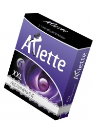 Презервативы Arlette XXL увеличенного размера - 3 шт. - Arlette - купить с доставкой в Нижнем Новгороде