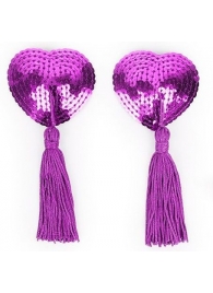 Фиолетовые пэстисы с кисточками - Notabu купить с доставкой