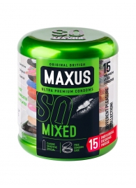 Презервативы в металлическом кейсе MAXUS Mixed - 15 шт. - Maxus - купить с доставкой в Нижнем Новгороде