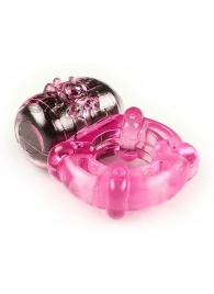 Розовое эрекционное кольцо c вибропулей - Brazzers - в Нижнем Новгороде купить с доставкой