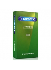 Текстурированные презервативы Torex  С точками  - 12 шт. - Torex - купить с доставкой в Нижнем Новгороде