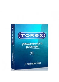 Презервативы Torex  Увеличенного размера  - 3 шт. - Torex - купить с доставкой в Нижнем Новгороде