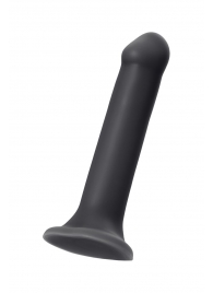 Черный фаллос на присоске Silicone Bendable Dildo XL - 20 см. - Strap-on-me - купить с доставкой в Нижнем Новгороде