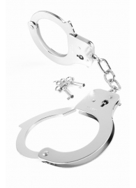Металлические серебристые наручники Designer Metal Handcuffs - Pipedream - купить с доставкой в Нижнем Новгороде