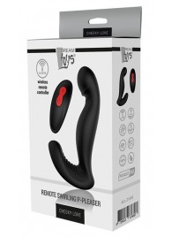 Черный вибромассажер простаты SWIRLING P-PLEASER - Dream Toys - в Нижнем Новгороде купить с доставкой