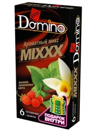 Ароматизированные презервативы DOMINO  Ароматный микс  - 6 шт. - Domino - купить с доставкой в Нижнем Новгороде