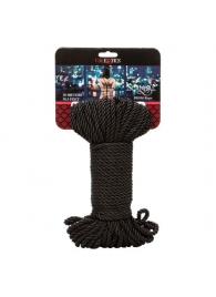 Черная веревка для шибари BDSM Rope - 30 м. - California Exotic Novelties - купить с доставкой в Нижнем Новгороде