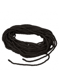 Черная веревка для шибари BDSM Rope - 30 м. - California Exotic Novelties - купить с доставкой в Нижнем Новгороде
