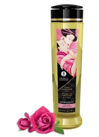 Массажное масло с ароматом розы Aphrodisia - 240 мл. - Shunga - купить с доставкой в Нижнем Новгороде