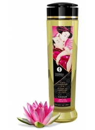 Массажное масло с ароматом цветов лотоса Amour - 240 мл. - Shunga - купить с доставкой в Нижнем Новгороде
