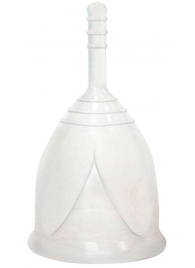 Белая менструальная чаша размера L - Тюльпан - купить с доставкой в Нижнем Новгороде