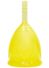 Желтая менструальная чаша размера S - Тюльпан - купить с доставкой в Нижнем Новгороде