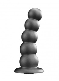 Черная насадка-плаг на харнесс PLATINUM 9 - 24 см. - LOVETOY (А-Полимер) - купить с доставкой в Нижнем Новгороде