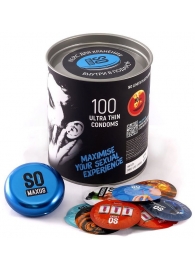 Ультратонкие презервативы в кейсе MAXUS So Much Sex - 100 шт. - Maxus - купить с доставкой в Нижнем Новгороде