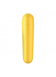Желтый вакуум-волновой стимулятор клитора Dual Love - Satisfyer