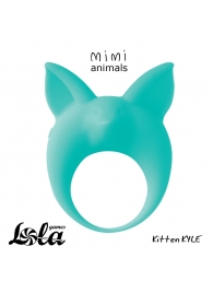 Зеленое эрекционное кольцо Kitten Kyle - Lola Games - в Нижнем Новгороде купить с доставкой
