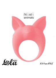 Оранжевое эрекционное кольцо Kitten Kyle - Lola Games - в Нижнем Новгороде купить с доставкой