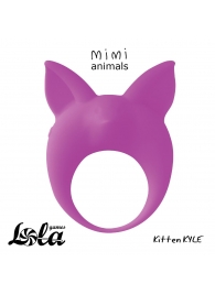Фиолетовое эрекционное кольцо Kitten Kyle - Lola Games - в Нижнем Новгороде купить с доставкой