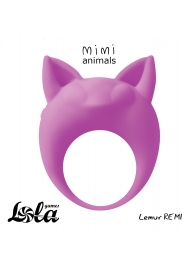 Фиолетовое эрекционное кольцо Lemur Remi - Lola Games - в Нижнем Новгороде купить с доставкой