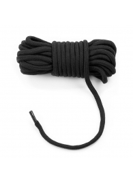 Черная верёвка для любовных игр - 10 м. - Lovetoy - купить с доставкой в Нижнем Новгороде
