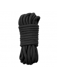 Черная верёвка для любовных игр - 10 м. - Lovetoy - купить с доставкой в Нижнем Новгороде