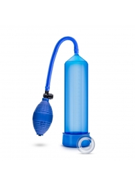 Синяя ручная вакуумная помпа Male Enhancement Pump - Blush Novelties - в Нижнем Новгороде купить с доставкой