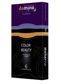 Разноцветные презервативы DOMINO Colour Beauty - 6 шт. - Domino - купить с доставкой в Нижнем Новгороде