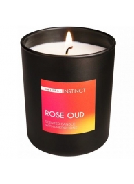 Ароматическая свеча с феромонами Natural Instinct  Роза и уд  - 180 гр. - 