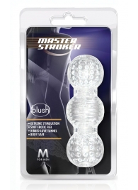 Прозрачный фигурный мастурбатор Master Stroker - Blush Novelties - в Нижнем Новгороде купить с доставкой