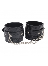 Черные наручники Be good Wrist Cuffs - Chisa - купить с доставкой в Нижнем Новгороде