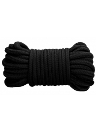 Черная веревка для связывания Thick Bondage Rope -10 м. - Shots Media BV - купить с доставкой в Нижнем Новгороде