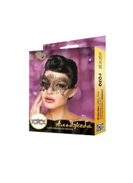 Золотистая карнавальная маска  Альджеба - Джага-Джага купить с доставкой