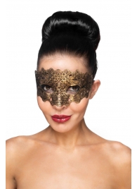 Золотистая карнавальная маска  Каус - Джага-Джага купить с доставкой