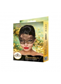 Золотистая карнавальная маска  Этамин - Джага-Джага купить с доставкой