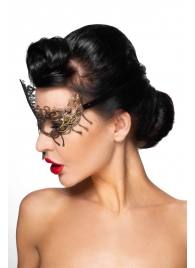Золотистая карнавальная маска  Капелла - Джага-Джага купить с доставкой