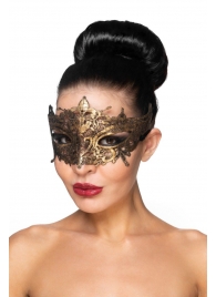 Золотистая карнавальная маска  Каф - Джага-Джага купить с доставкой