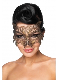 Золотистая карнавальная маска  Регул - Джага-Джага купить с доставкой