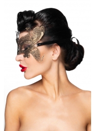 Золотистая карнавальная маска  Турайс - Джага-Джага купить с доставкой