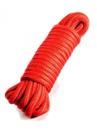 Красная верёвка для бондажа и декоративной вязки - 10 м. - Eroticon - купить с доставкой в Нижнем Новгороде