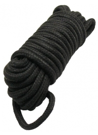 Черная верёвка для бондажа и декоративной вязки - 10 м. - Eroticon - купить с доставкой в Нижнем Новгороде