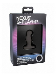 Черный анальный вибростимулятор Nexus G-Play Plus Small - 6 см. - Nexus Range