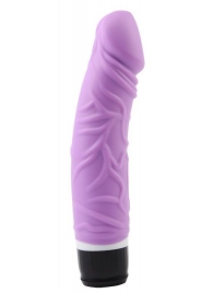 Фиолетовый вибратор-реалистик Thick Realistic Dildo - 19,5 см. - Chisa