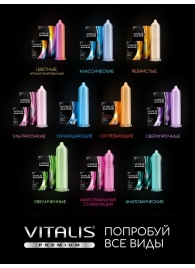 Презервативы Vitalis Premium Mix - 15 шт. - Vitalis - купить с доставкой в Нижнем Новгороде